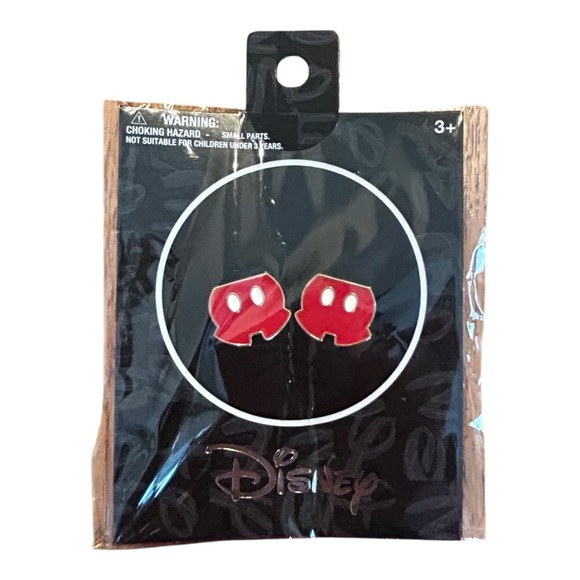 NEW Disney Limited Edition 2024 Mickey Pants Red Yellow  Post Pierced Earrings - Picture 1 of 2